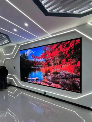 P2.5 شاشة LED ذات دقة عالية داخلية ملونة كاملة ، 640x640mm الخدمة الأمامية للخزانة