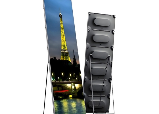 SMD2121 شاشة LED عملاقة داخلية 284440 نقطة / مربع متر الإعلان مع حجم الخزانة 480x480mm