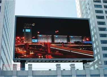 P10 الإعلانات الخارجية الملونة الكاملة LED Billboard نظام التحكم Novastar التثبيت الثابت