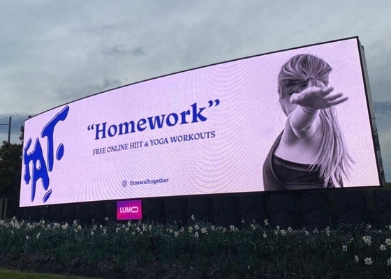 شاشة الألومنيوم ذات الصب الصمامي SMD LED Screen الإيجار للاعلانات الكبيرة المربعة كامل اللون شاشة عرض LED في الخارج