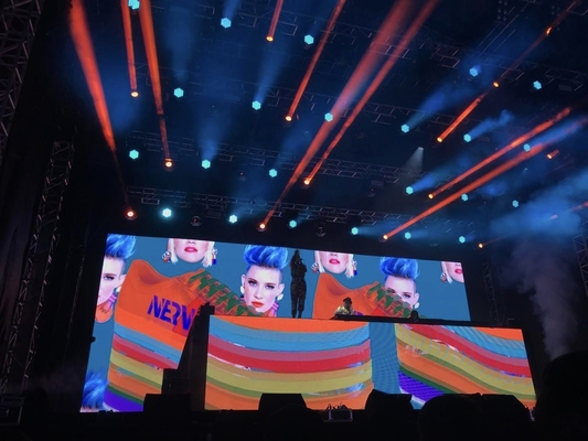 شاشة LED ذات دقة عالية في الهواء الطلق RGB للاستئجار شاشة P6 إعلان LED ثابت