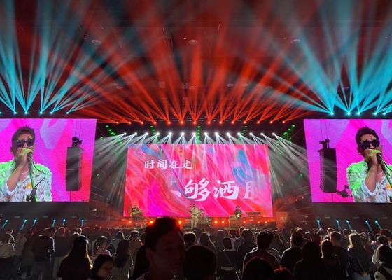 P2.5 الإعلانات الداخلية / الخارجية Full Color HD LED Rent Screen الجدار الإعلامي الكبير COB