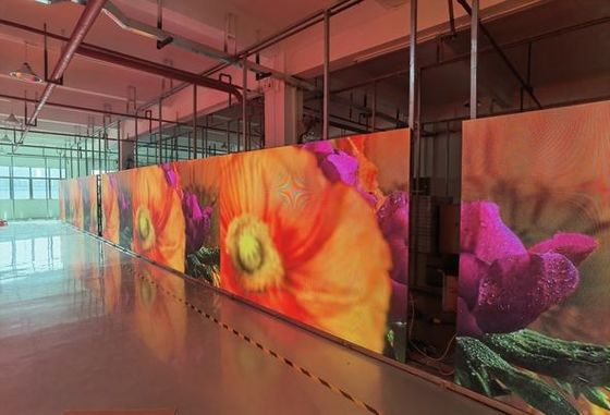 شاشة LED للإيجار الخارجية P4، مقاومة للماء IP65، سطوع 1200 شمعة/متر مربع