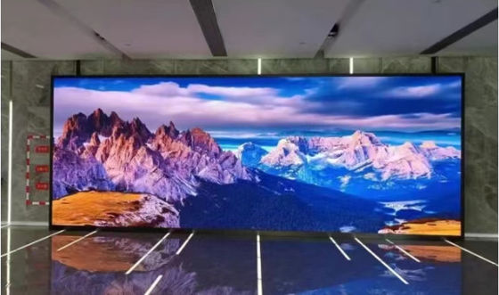 COB P2.5عرض LED معلق خزانة الألومنيوم الصب 40000 نقطة / متر مربع