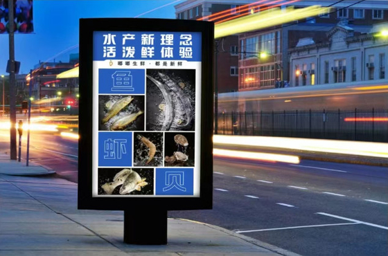 P10 أجهزة إعلانات خارجية IP65 معلقة LED فيديو حائط إعلانات 10mm بكسلات