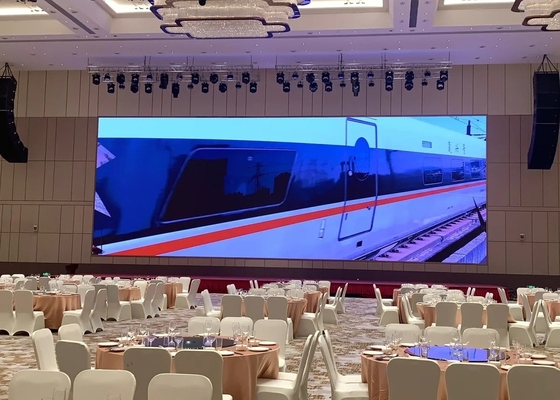 شاشة SMD خارجية P5.95 LED لوحة إعلان 1/7 المسح الصوتي عالية الدقة غلاف الألومنيوم