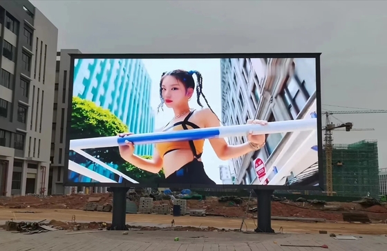 P10 LED الخارجي الصب الصب الألومنيوم 960x960mm الصندوق الفولاذي 3 سنوات ضمان