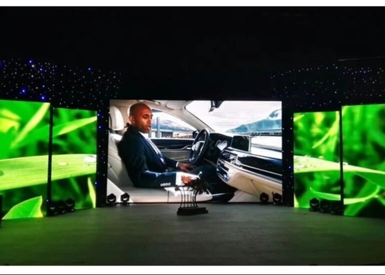 شاشة منحنية LED لوحة بيانات P4.81 RGB 1/13 وضع الفحص معدل تحديث عالية خزانة الألومنيوم المصبوب