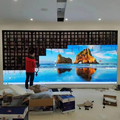 المرحلة عالية الدقة LED الصب الصبغ الألومنيوم كامل اللون Smd2121 داخلي P5 40,000 نقطة / مربع متر