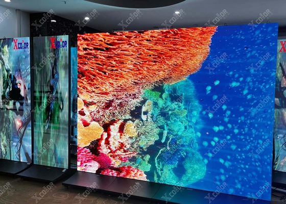 HD خارجي P6.67 LED Billboard Full Color DC 5V 6500cd/M2 إضاءة عالية 2 سنوات ضمان