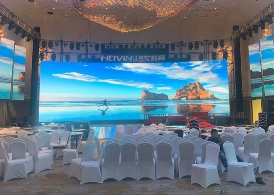 شاشة إعلانات ملونة كاملة LED Display P6 في الهواء الطلق Ultra Hd عالية الدقة Ip65 حجم كبير