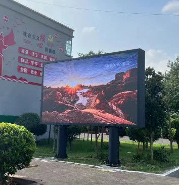 سوبر مقاومة للماء DIP346 في الخارج كامل اللون LED الصب الصبغ الألومنيوم الشاشة