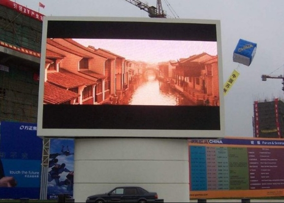 SMD2727 في الهواء الطلق Full Color LED Die-casting Aluminum Screen Mall Stadium علامة فيديو