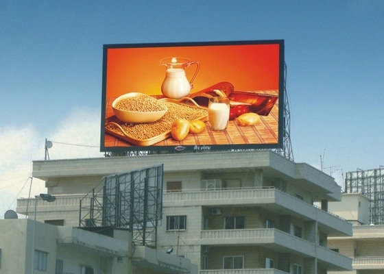 ألومنيوم الصب الصب الصبغ عالية الوضوح P16 640 * 640mm في الهواء الطلق مضاد للماء كامل لون شاشة LED