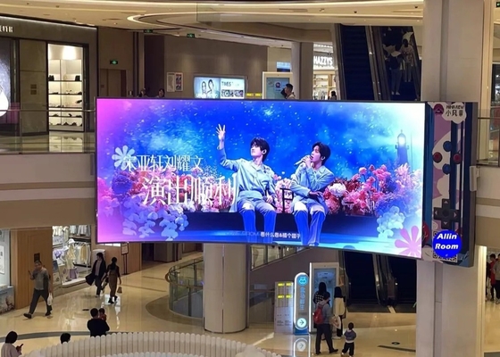 تشغيل شاشة الألومنيوم ذات الصب الصمامي Ultra HD P6.67 Full Color Outdoor LED Display شاشة LED حمراء خضراء زرقاء