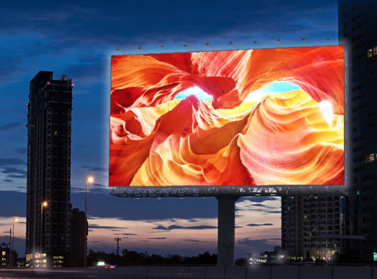 شاشة LED كبيرة في الهواء الطلق ذات وضوح فائق وغير ضوضاء