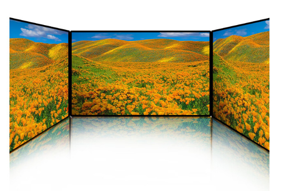 P6.67 LED Billboard Full Color DC 5V 6500cd/M2 سطوع عالي 2 سنوات ضمان