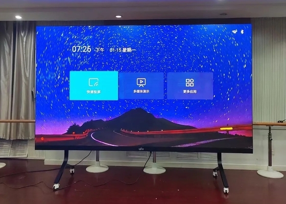 وضوح عالي في الداخل عرض LED ملون بدقة عالية HD 4mm مساحة البكسلات Stge الحائط