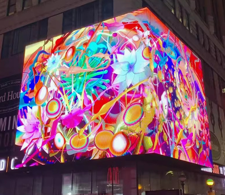 الشاشة الخارجي P4 Full Color SMD LED Die-Cast Aluminum Screen توفير الطاقة 3 سنوات ضمان