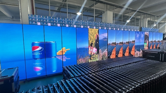 سوبر سليم HD SMD مرحلة داخلية ملونة كاملة P5 LED شاشة عرض شاشة فيديو جدار معدل تحديث عالية