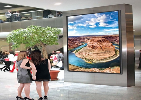 خارجية عالية الدقة كامل اللون LED الصب الصبغ الألومنيوم Smd2121 مقاوم للماء 640x640 مم
