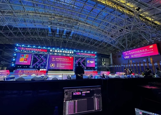 الصب الصبغ الألومنيوم P4.81 في الهواء الطلق عرض LED تأجير RGB كامل لون شاشة LED عالية الوضوح