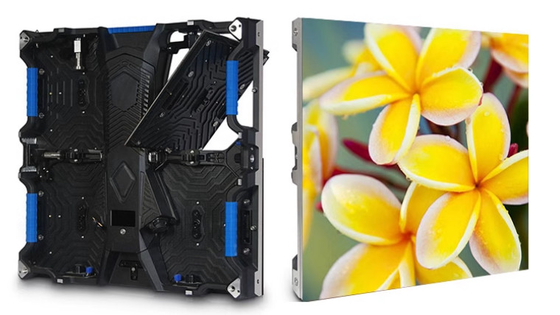 وحدة 256mm x 128mm Full Color SMD2121 داخلية RGB LED Display شاشة الألومنيوم المصبوب الميت P4 768X768mm