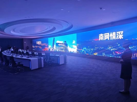 شاشة LED ثابتة/صندوق حديدي P8 ملونة كاملة في الهواء الطلق للإيجار IP65 SMD دقة 32 * 16