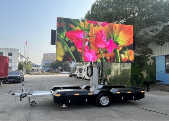 شاحنة متنقلة تأجير ملون كامل P2.6 داخلي LED Screen تأجير HD Stadium