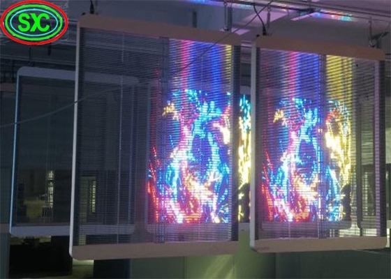 الصين الداخلية P3.9-7.8 كامل اللون الشفافية LED شاشة العرض Smd منحنية