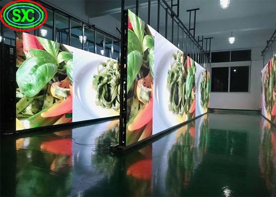 شاشة تأجير / تثبيت ثابت P4 داخلية كاملة اللون شاشة LED سهلة التثبيت قابلة للتخصيص