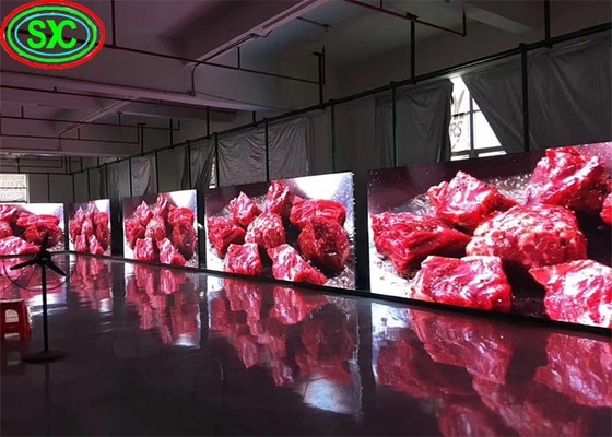 خلفية المسرح تأجير / صب الصب الصندوق الألومنيوم P3.91 P4.81 داخلية كامل اللون HD شاشة عرض LED