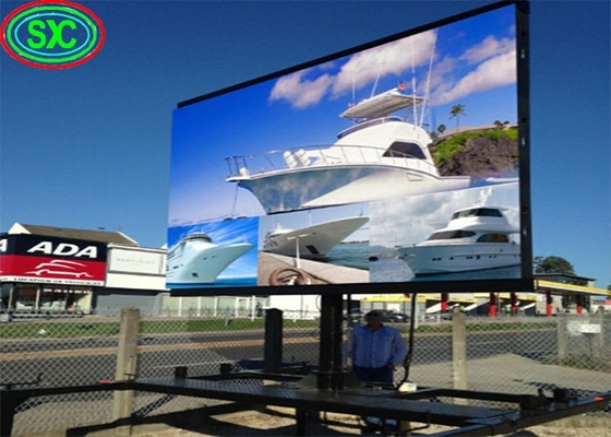 P8 في الهواء الطلق Full Color HD LED Die-Cast Aluminum Screen 15625 Dot Matrix/Sqm