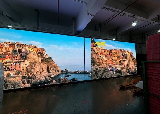 تأجير شاشة عرض مخصصة شاشة فيديو ضئيلة Ultra HD P5-P10 شاشة إعلانات LED تأجير