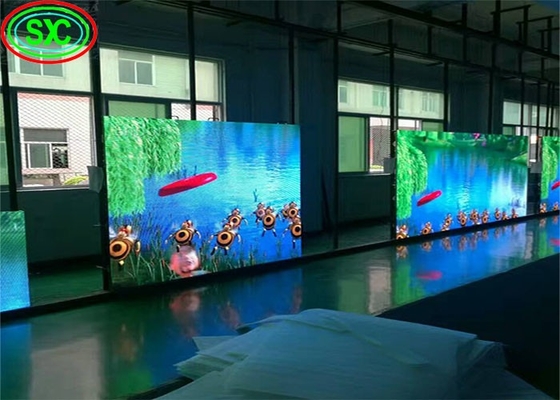 استئجار شاشة الالومنيوم الصب الصبغ الإعلانية RGB داخلية P3.91 1R1G1B HD شاشة LED