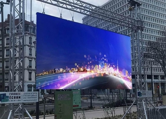 P4.81 القرار استئجار HD LED العرض 250 * 250 المراكز التجارية والشوارع