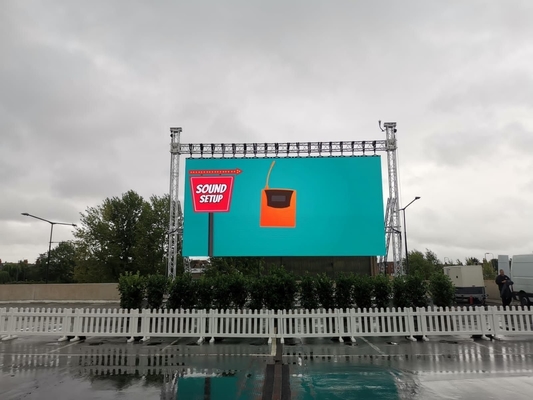 P3.91 HD LED Video Wall 64*64 دقة 250*250 حجم للإعلانات ومراكز التسوق