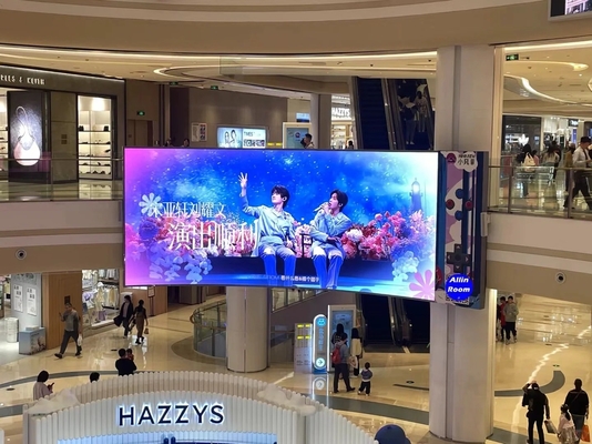 P3.91 HD LED Video Wall 64*64 دقة 250*250 حجم للإعلانات ومراكز التسوق