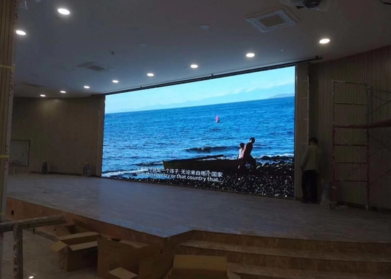 شاشات LED إعلانية RGB داخلية مخصصة P3 192mm X192mm حجم الوحدة