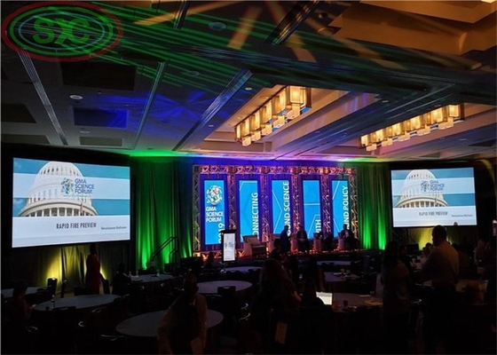 حزمة طيران مجانية 4mX3m مفتاح مفتوح نظام كامل مرحلة LED الفيديو الجدار خلفية الحدث شاشة عرض LED مع سعر المصنع