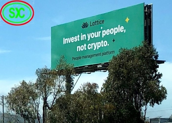 P5 الشاشة الخارجيّة ذات اللون الكامل LED المسبوقة من الألومنيوم 43222 نقاط/ متر مربع كثافة