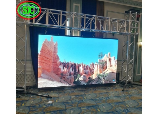 P2.5 شاشة ألومنيوم ثابتة كبيرة في الهواء الطلق مضادة للماء LED