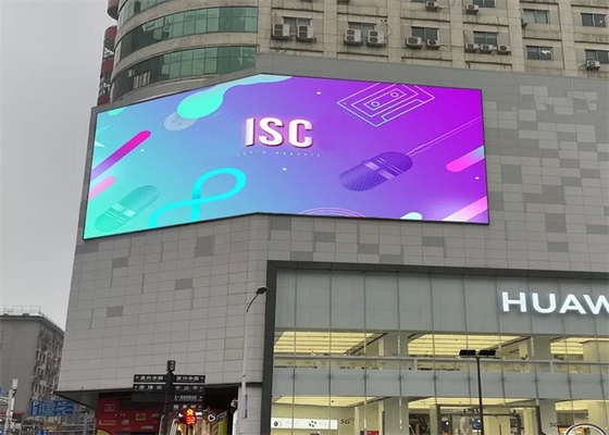 الشاشة الخارجيّة ذات اللون الكامل P6 لوحة العرض الخدمة الخلفيّة المخصصة لافتة إعلانية ثابتة