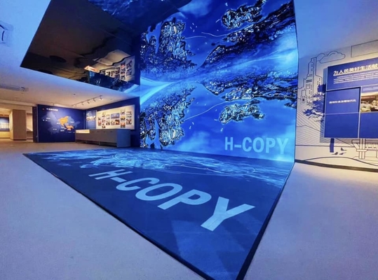 شاشة LED التفاعلية للطابق الرقصي لوحات استئجار المسرح P3.91
