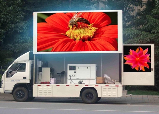 P10 شاشة LED المحمولة ذات الألوان الكاملة / شاشة فيديو LED للخارج للإعلانات