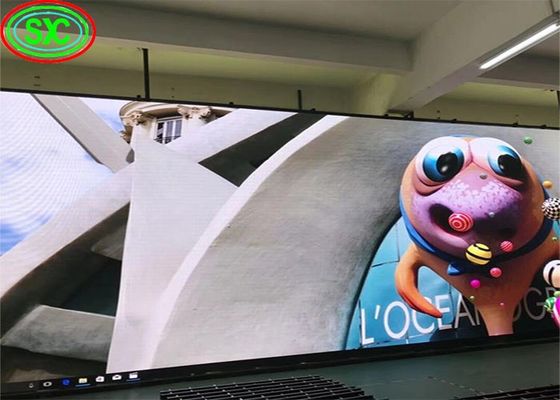 P3.91 شاشة LED ملونة كاملة داخلية ، مقاومة للماء ، مع خزانة فولاذية مختومة