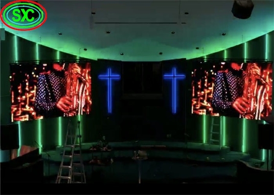 شاشة LED خلفية P5 ذات سطوع فائق مع بنية متعددة الحلقات