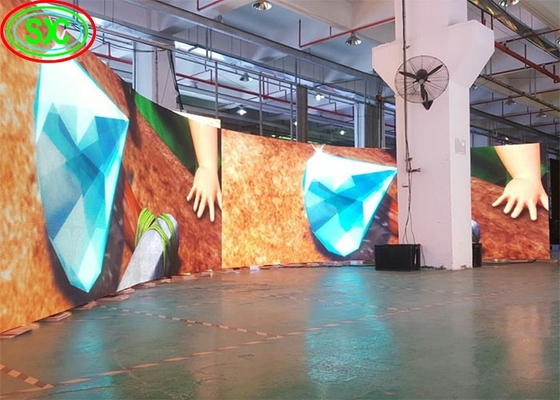 بلا ضوضاء P3 P4 داخلية عرض LED ملون بالكامل تأجير شاشة LED عالية السطوع تأجير