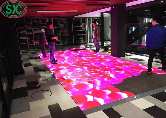 1R1G1B P6 خارجي IP65 LED أرضية الرقص 1/8 مسح للإعلان عن الحفلات الموسيقية