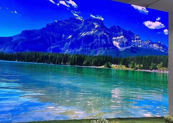 شاشة استئجار SMD P4.81 في الهواء الطلق، HD LED Video Wall Panel 250*250mm Module IP65 Scan 1/13